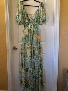 Baltic Born Maya Maxi Dress in Garden Multi - Size XL